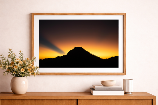 Colors of Mt Rinjani Sunset